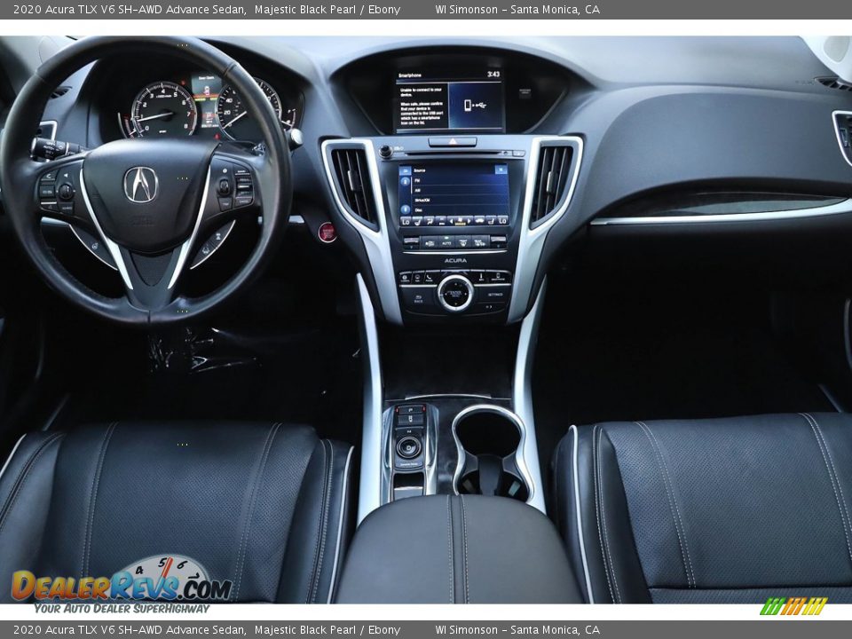 2020 Acura TLX V6 SH-AWD Advance Sedan Majestic Black Pearl / Ebony Photo #16