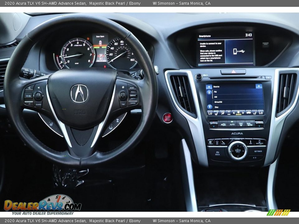 2020 Acura TLX V6 SH-AWD Advance Sedan Majestic Black Pearl / Ebony Photo #17