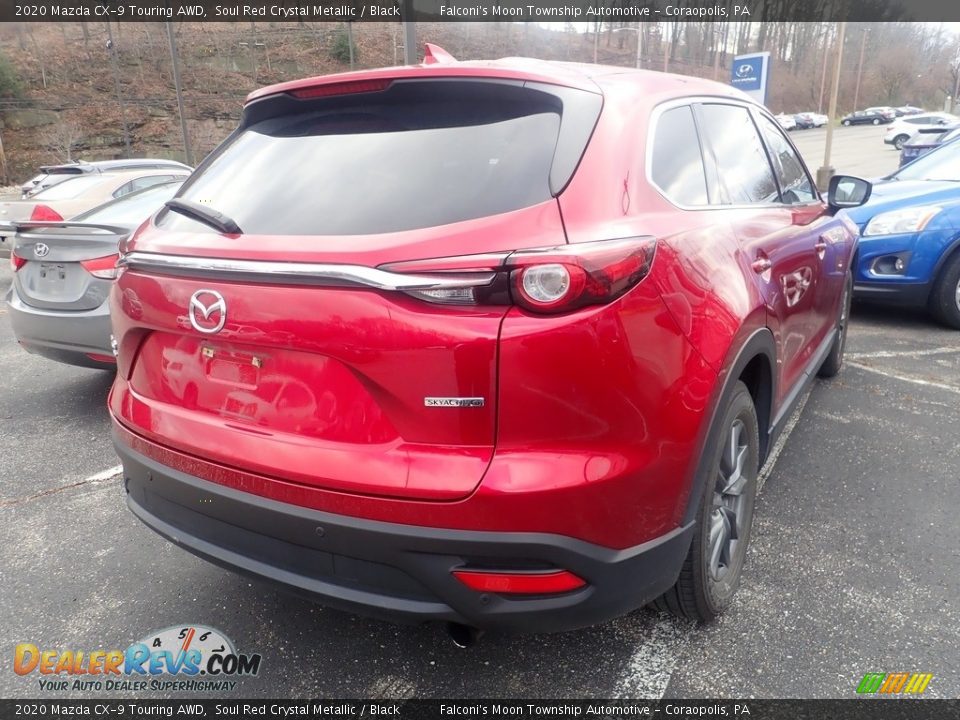 2020 Mazda CX-9 Touring AWD Soul Red Crystal Metallic / Black Photo #4