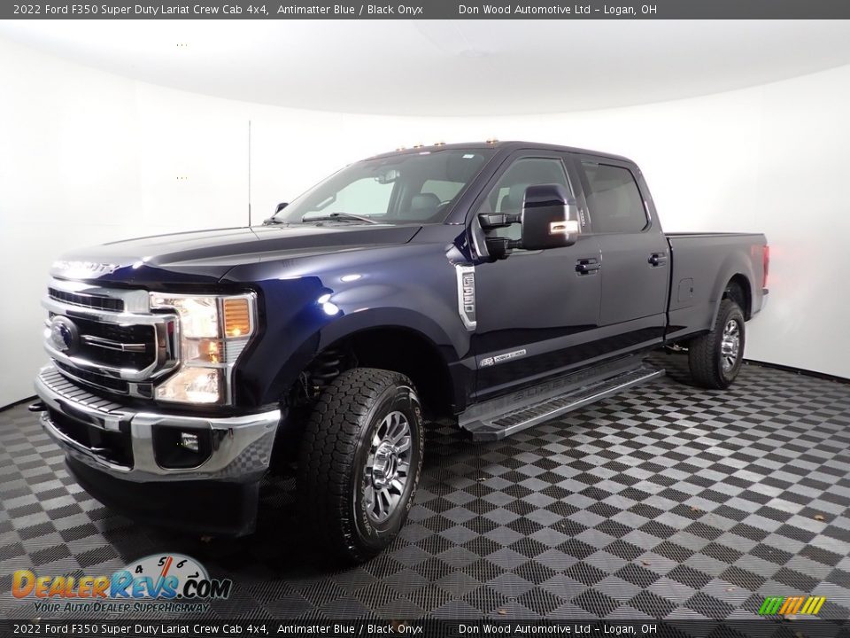 Antimatter Blue 2022 Ford F350 Super Duty Lariat Crew Cab 4x4 Photo #7
