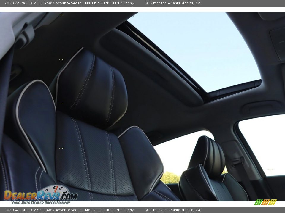 2020 Acura TLX V6 SH-AWD Advance Sedan Majestic Black Pearl / Ebony Photo #20