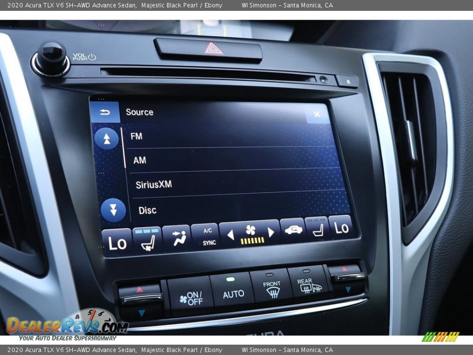 2020 Acura TLX V6 SH-AWD Advance Sedan Majestic Black Pearl / Ebony Photo #23