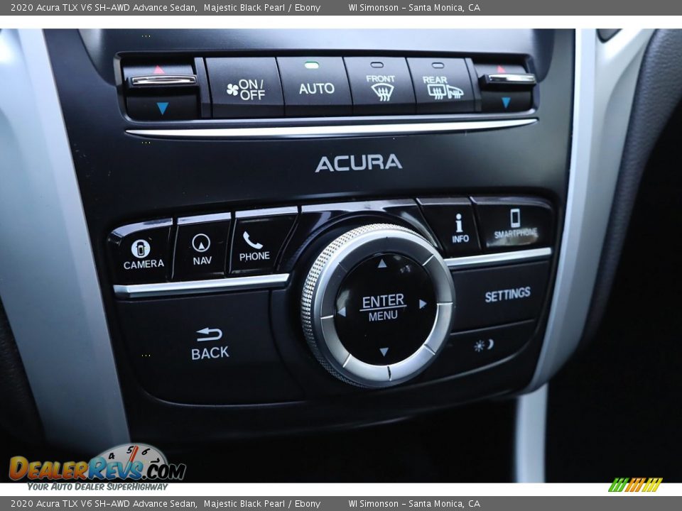 2020 Acura TLX V6 SH-AWD Advance Sedan Majestic Black Pearl / Ebony Photo #24