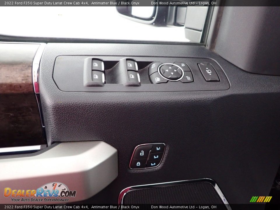 2022 Ford F350 Super Duty Lariat Crew Cab 4x4 Antimatter Blue / Black Onyx Photo #13