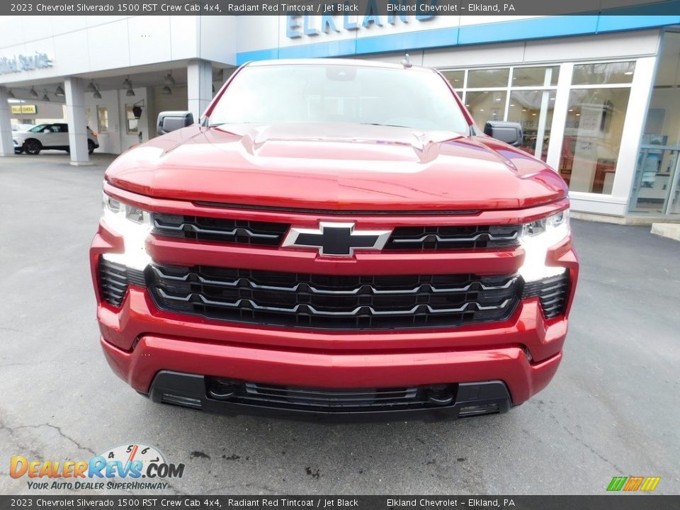 2023 Chevrolet Silverado 1500 RST Crew Cab 4x4 Radiant Red Tintcoat / Jet Black Photo #3