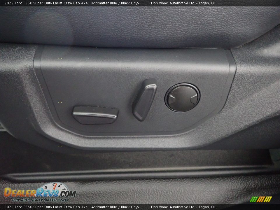 2022 Ford F350 Super Duty Lariat Crew Cab 4x4 Antimatter Blue / Black Onyx Photo #14
