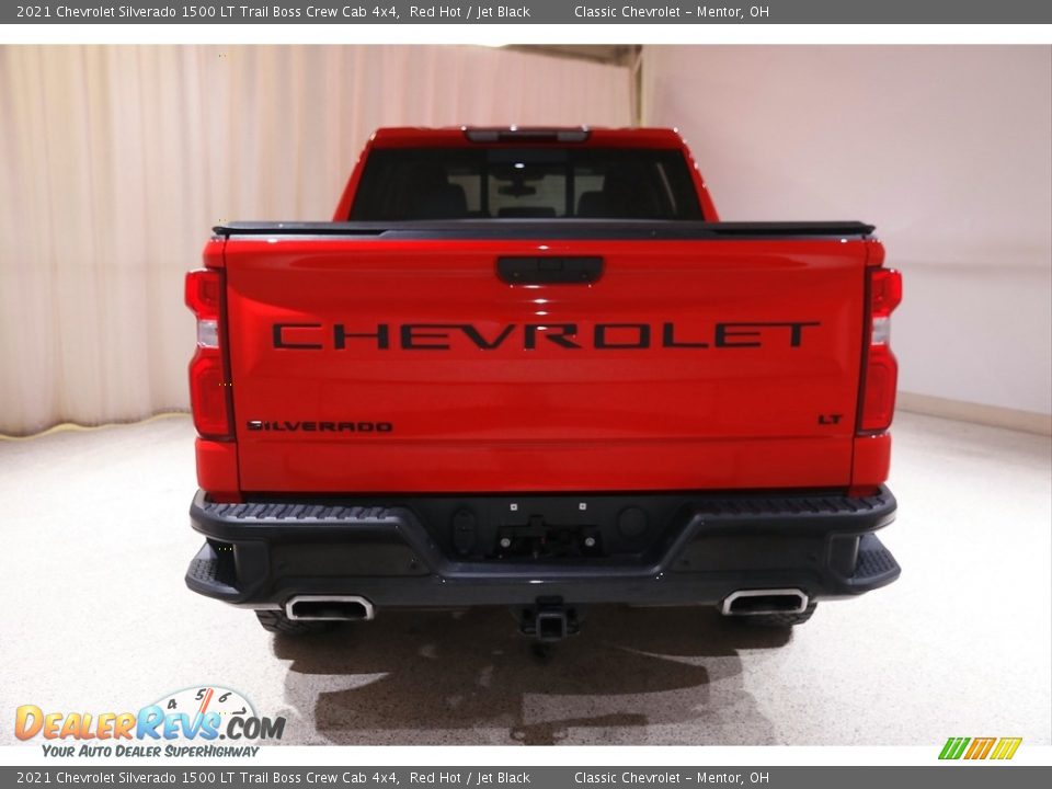2021 Chevrolet Silverado 1500 LT Trail Boss Crew Cab 4x4 Red Hot / Jet Black Photo #20