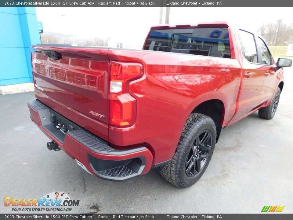 2023 Chevrolet Silverado 1500 RST Crew Cab 4x4 Radiant Red Tintcoat / Jet Black Photo #8