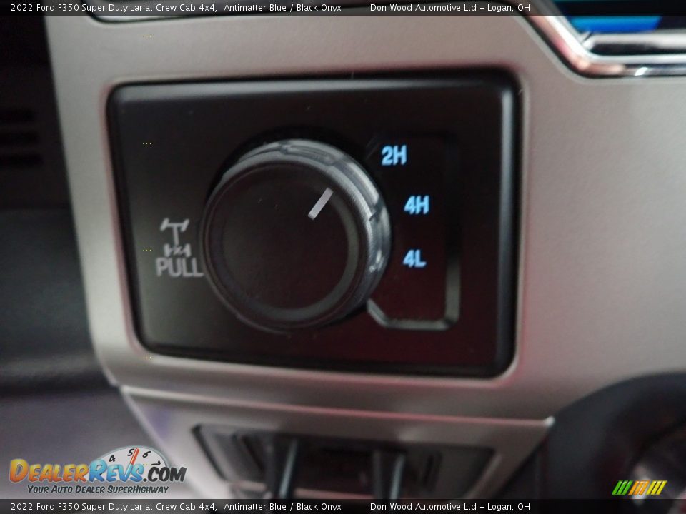 2022 Ford F350 Super Duty Lariat Crew Cab 4x4 Antimatter Blue / Black Onyx Photo #21