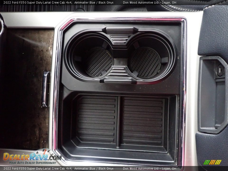 2022 Ford F350 Super Duty Lariat Crew Cab 4x4 Antimatter Blue / Black Onyx Photo #22