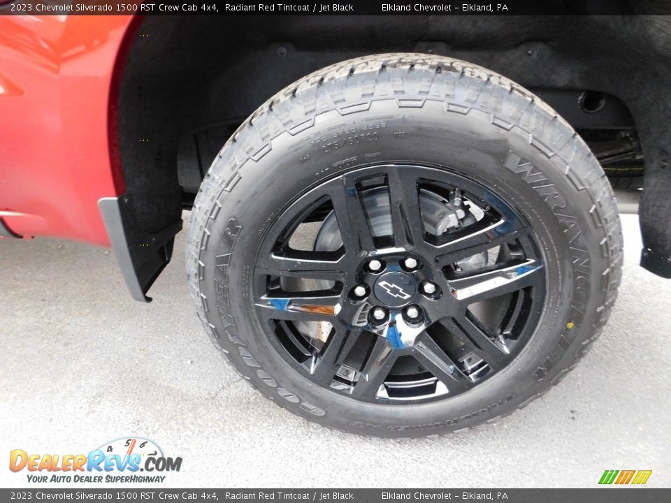 2023 Chevrolet Silverado 1500 RST Crew Cab 4x4 Radiant Red Tintcoat / Jet Black Photo #11