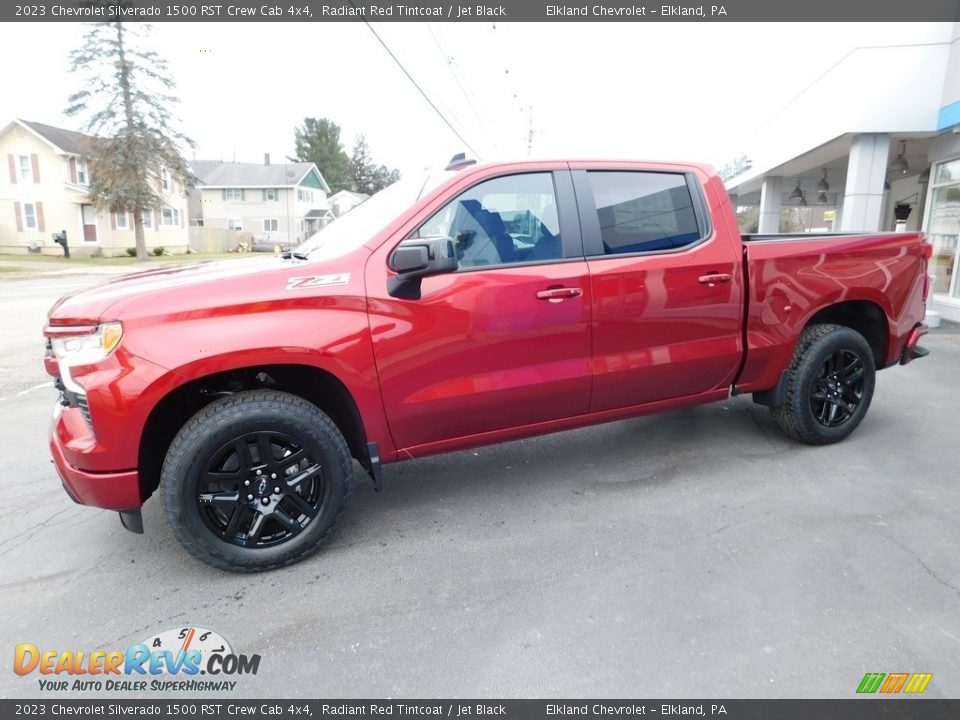 2023 Chevrolet Silverado 1500 RST Crew Cab 4x4 Radiant Red Tintcoat / Jet Black Photo #13