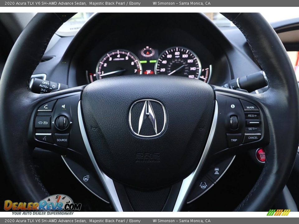 2020 Acura TLX V6 SH-AWD Advance Sedan Majestic Black Pearl / Ebony Photo #36