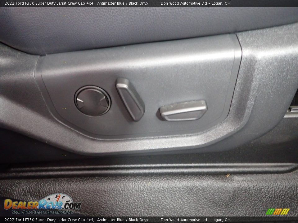 2022 Ford F350 Super Duty Lariat Crew Cab 4x4 Antimatter Blue / Black Onyx Photo #29