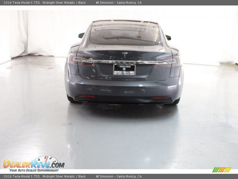 2019 Tesla Model S 75D Midnight Silver Metallic / Black Photo #4