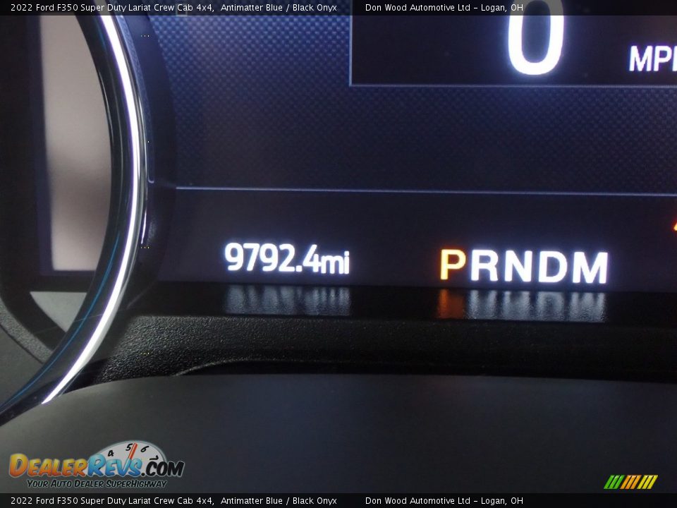 2022 Ford F350 Super Duty Lariat Crew Cab 4x4 Antimatter Blue / Black Onyx Photo #33