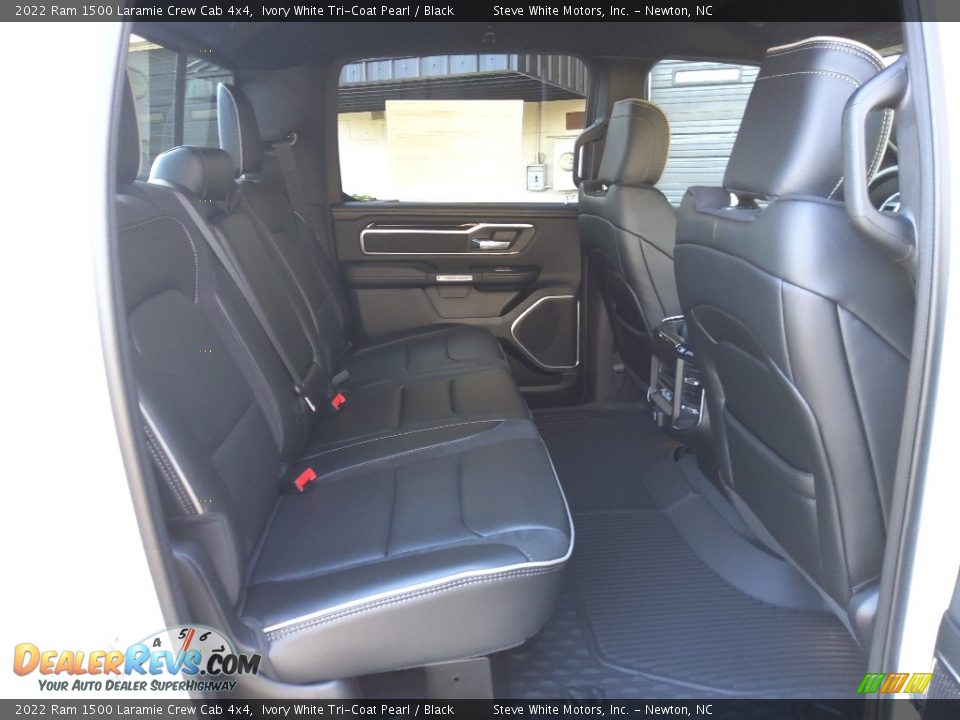 Rear Seat of 2022 Ram 1500 Laramie Crew Cab 4x4 Photo #16