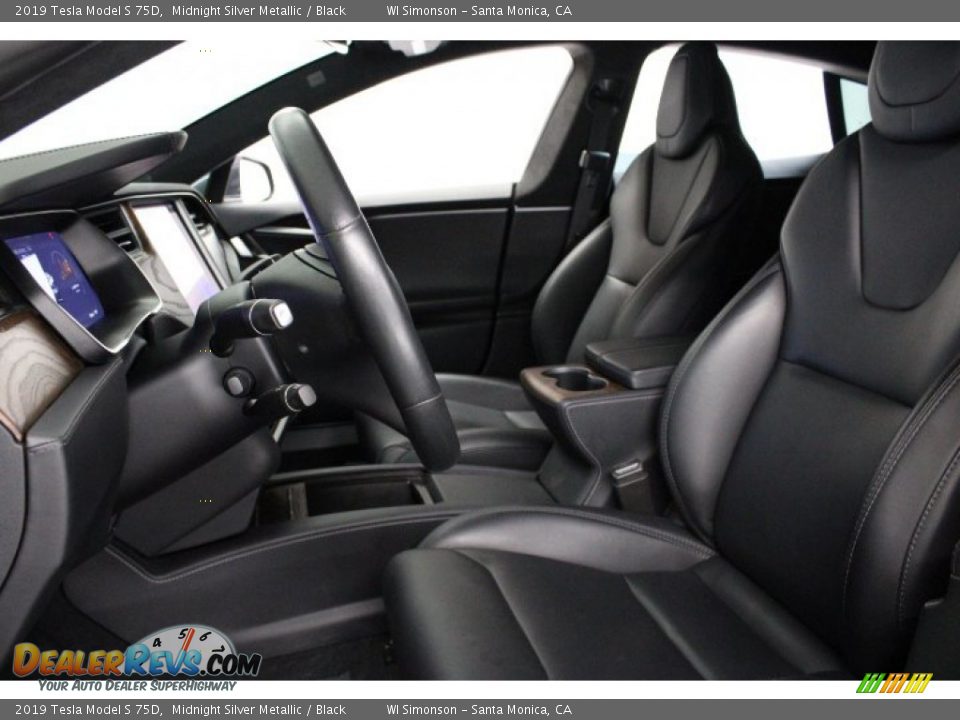 Front Seat of 2019 Tesla Model S 75D Photo #10