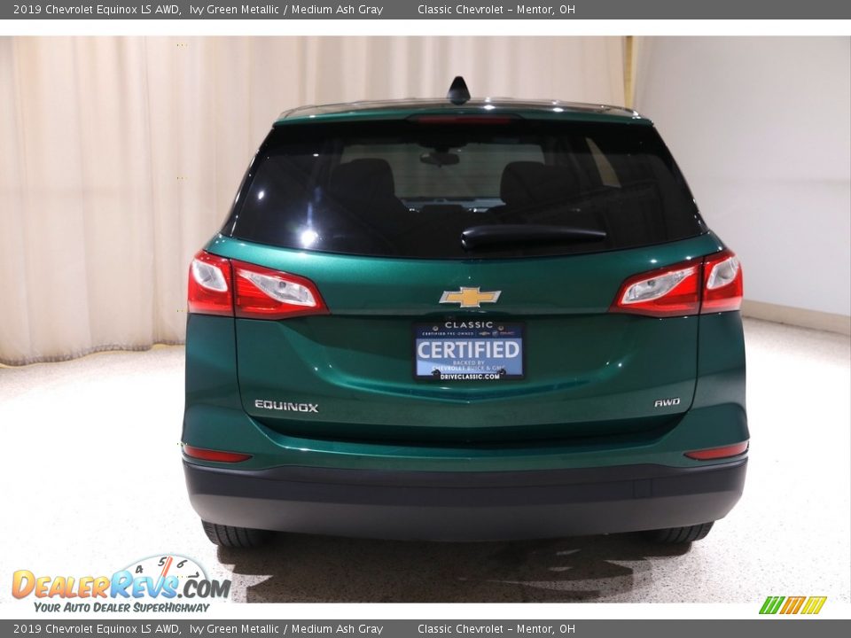 2019 Chevrolet Equinox LS AWD Ivy Green Metallic / Medium Ash Gray Photo #18