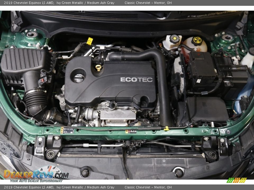 2019 Chevrolet Equinox LS AWD Ivy Green Metallic / Medium Ash Gray Photo #19