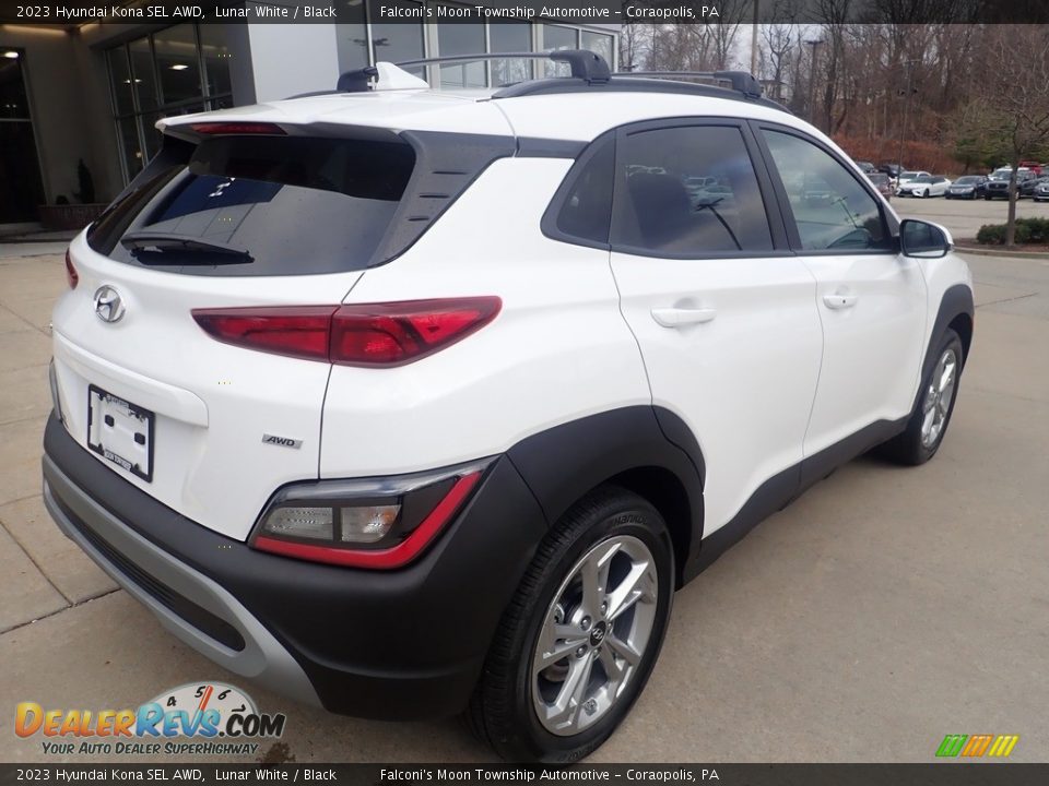 2023 Hyundai Kona SEL AWD Lunar White / Black Photo #2