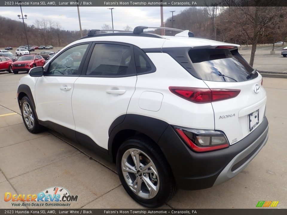 2023 Hyundai Kona SEL AWD Lunar White / Black Photo #5