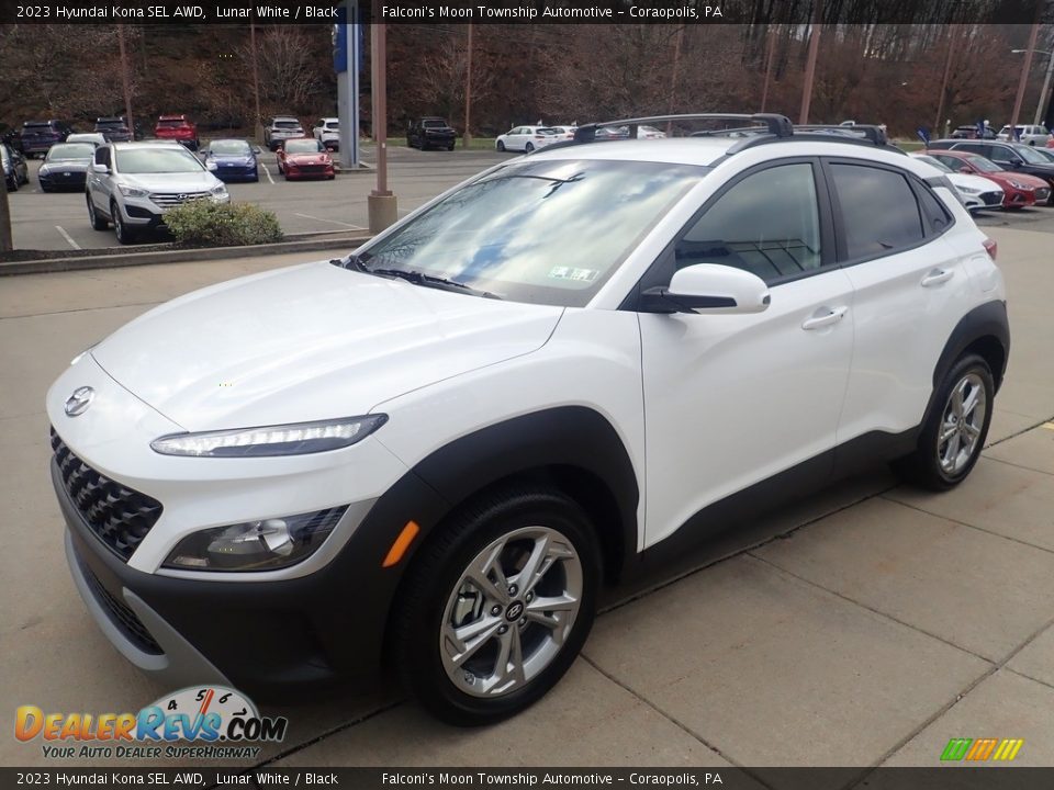 2023 Hyundai Kona SEL AWD Lunar White / Black Photo #7