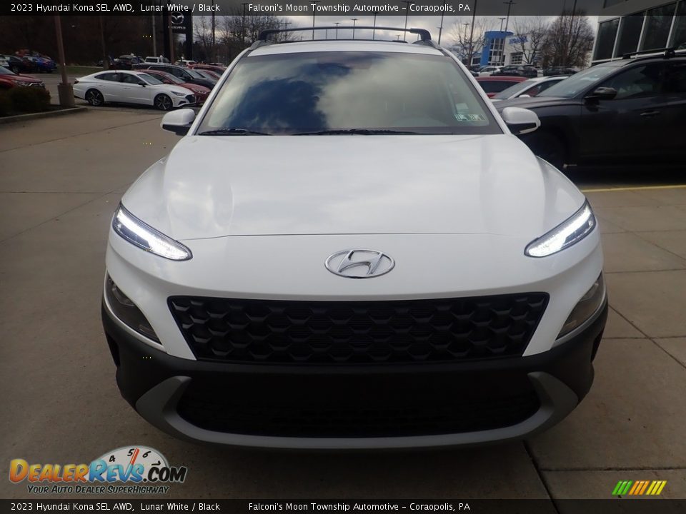 2023 Hyundai Kona SEL AWD Lunar White / Black Photo #8