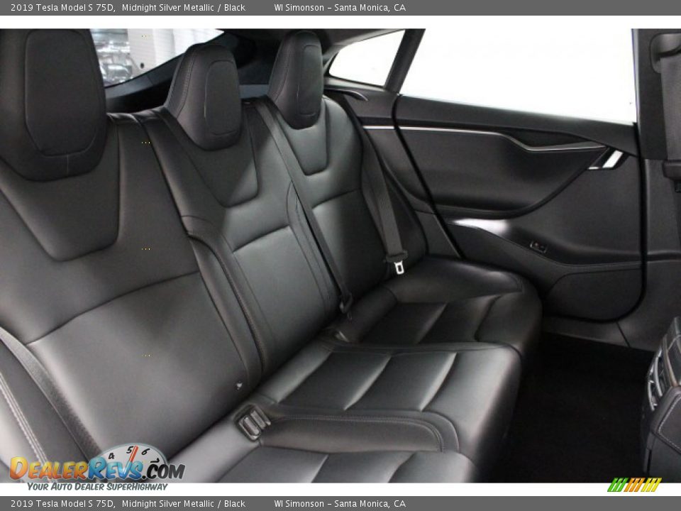 Rear Seat of 2019 Tesla Model S 75D Photo #30