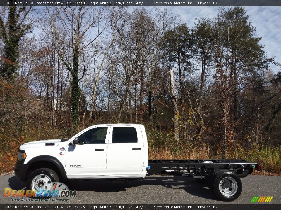 2022 Ram 4500 Tradesman Crew Cab Chassis Bright White / Black/Diesel Gray Photo #1