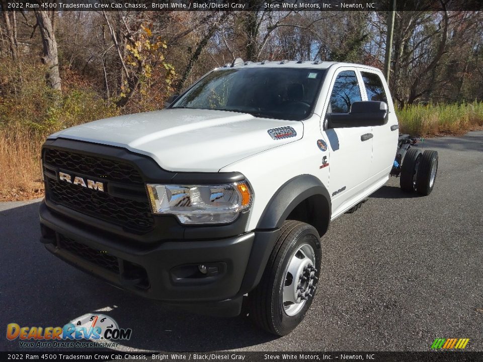 2022 Ram 4500 Tradesman Crew Cab Chassis Bright White / Black/Diesel Gray Photo #2