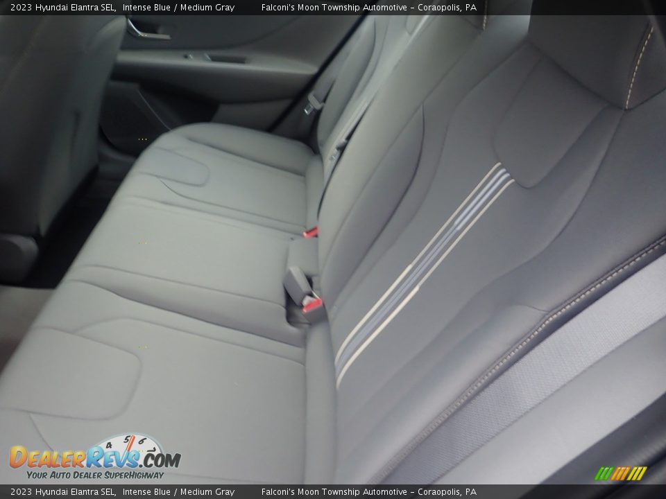 2023 Hyundai Elantra SEL Intense Blue / Medium Gray Photo #12