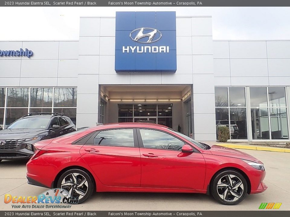 Scarlet Red Pearl 2023 Hyundai Elantra SEL Photo #1