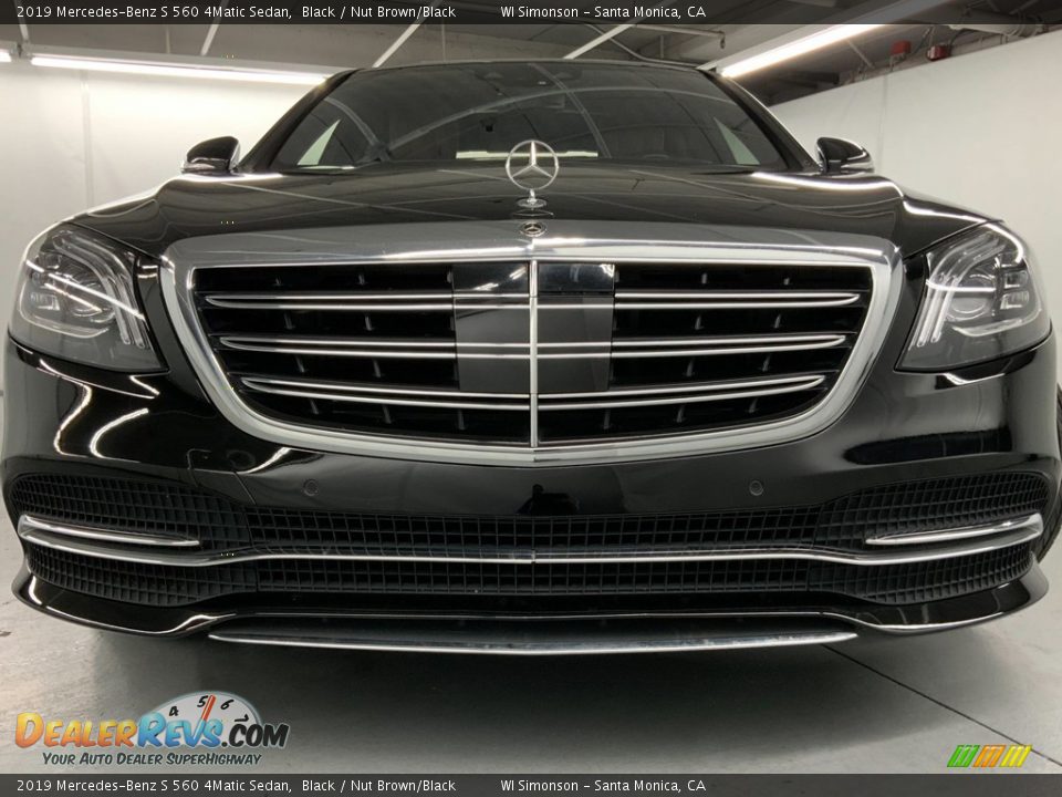 2019 Mercedes-Benz S 560 4Matic Sedan Black / Nut Brown/Black Photo #16