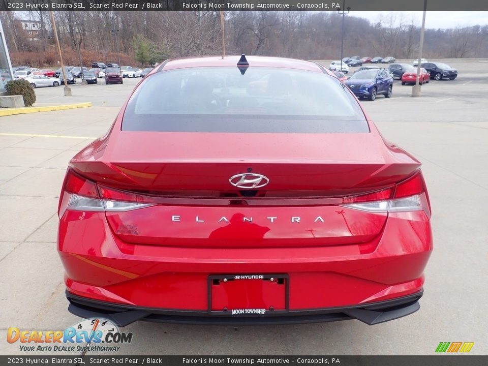 2023 Hyundai Elantra SEL Scarlet Red Pearl / Black Photo #3