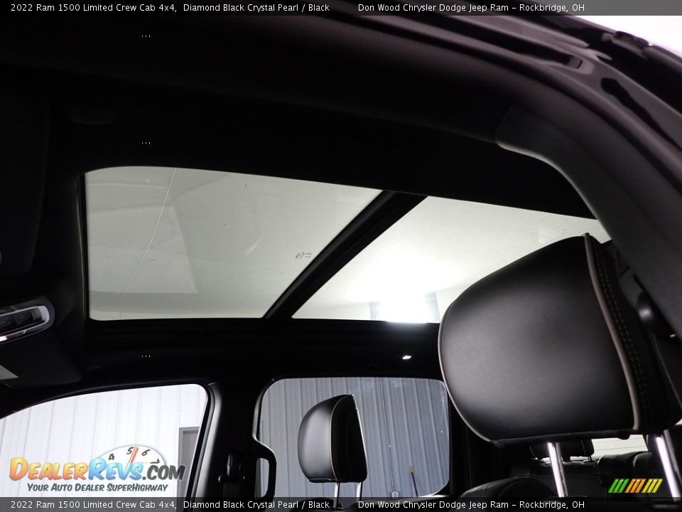 2022 Ram 1500 Limited Crew Cab 4x4 Diamond Black Crystal Pearl / Black Photo #2