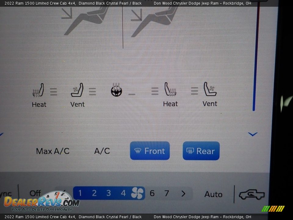 2022 Ram 1500 Limited Crew Cab 4x4 Diamond Black Crystal Pearl / Black Photo #4