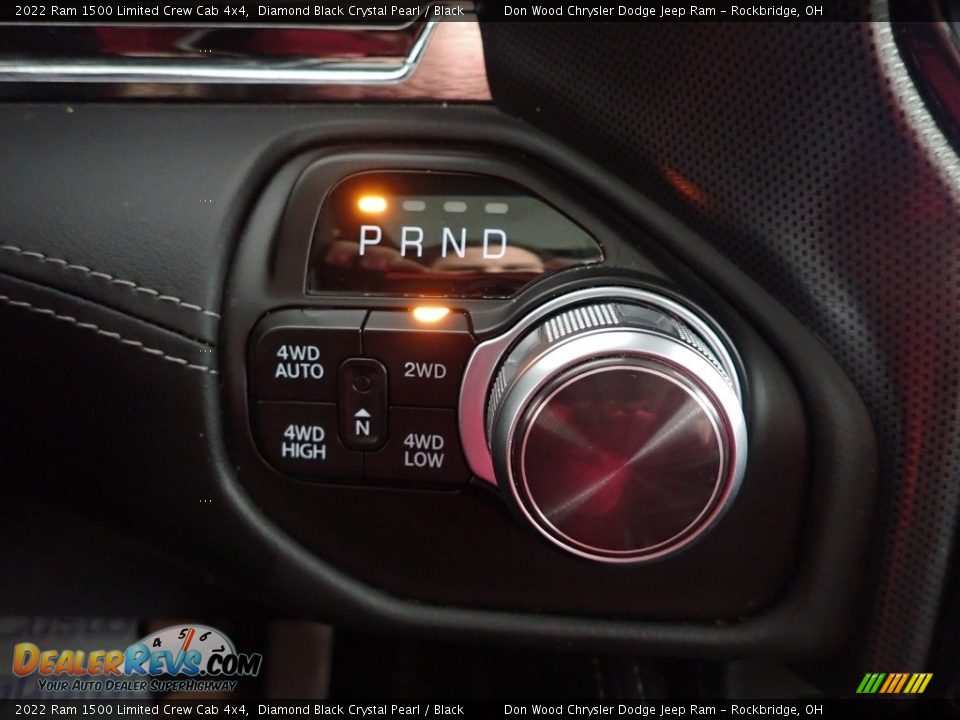 2022 Ram 1500 Limited Crew Cab 4x4 Diamond Black Crystal Pearl / Black Photo #5