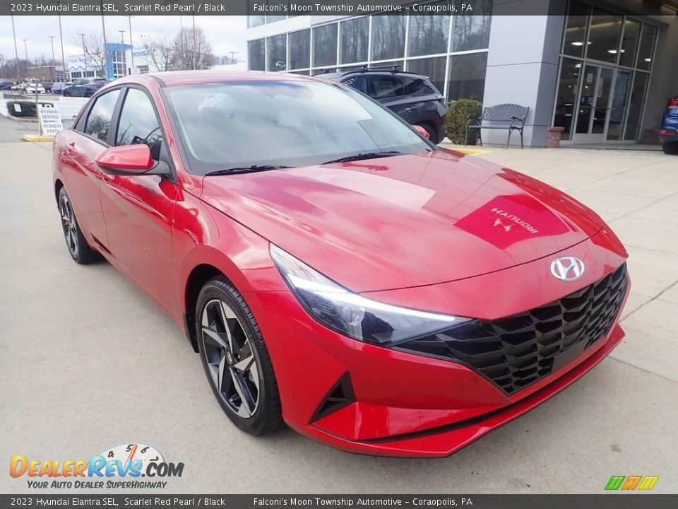 Scarlet Red Pearl 2023 Hyundai Elantra SEL Photo #9