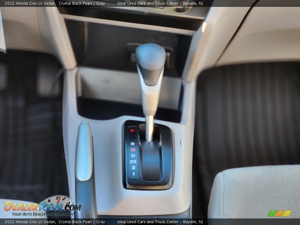 2012 Honda Civic LX Sedan Crystal Black Pearl / Gray Photo #16
