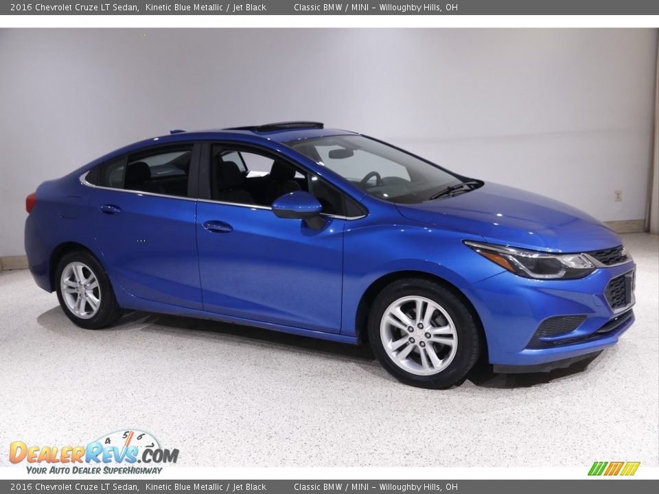 2016 Chevrolet Cruze LT Sedan Kinetic Blue Metallic / Jet Black Photo #1