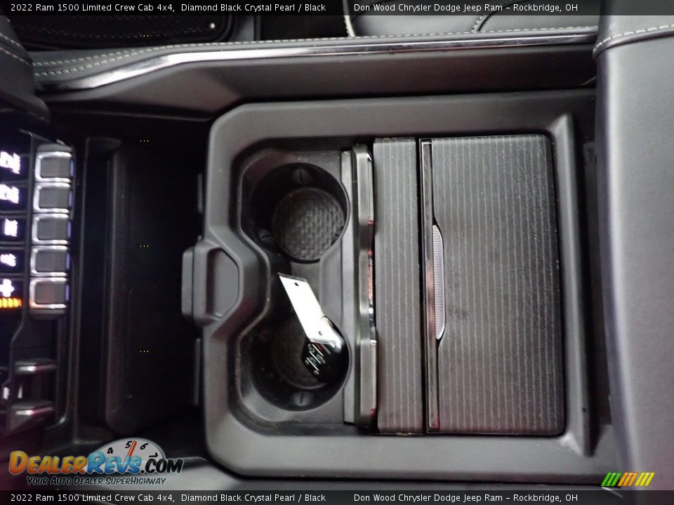 2022 Ram 1500 Limited Crew Cab 4x4 Diamond Black Crystal Pearl / Black Photo #22