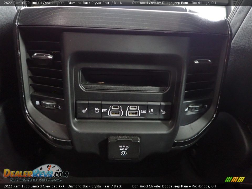 2022 Ram 1500 Limited Crew Cab 4x4 Diamond Black Crystal Pearl / Black Photo #28