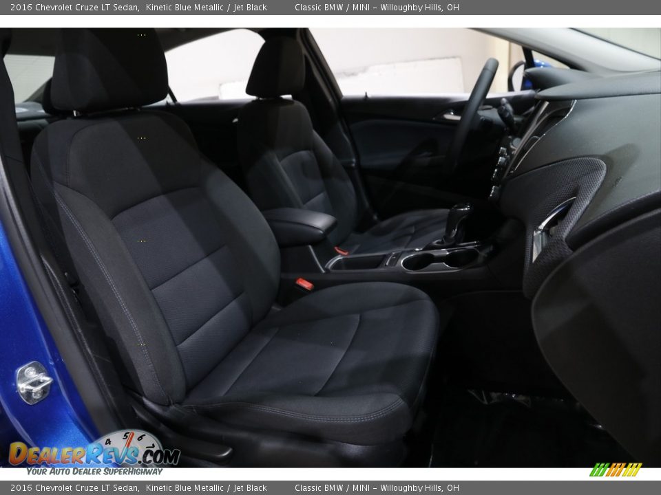 2016 Chevrolet Cruze LT Sedan Kinetic Blue Metallic / Jet Black Photo #17