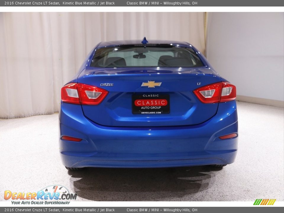 2016 Chevrolet Cruze LT Sedan Kinetic Blue Metallic / Jet Black Photo #20