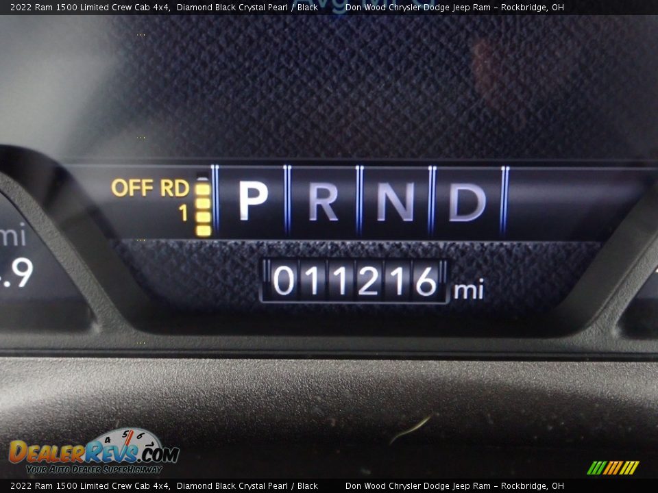 2022 Ram 1500 Limited Crew Cab 4x4 Diamond Black Crystal Pearl / Black Photo #36