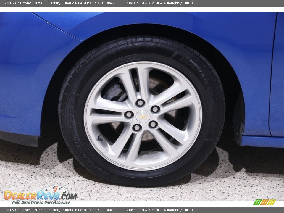 2016 Chevrolet Cruze LT Sedan Kinetic Blue Metallic / Jet Black Photo #22