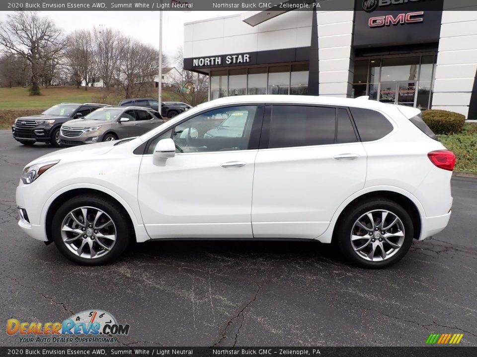 2020 Buick Envision Essence AWD Summit White / Light Neutral Photo #2