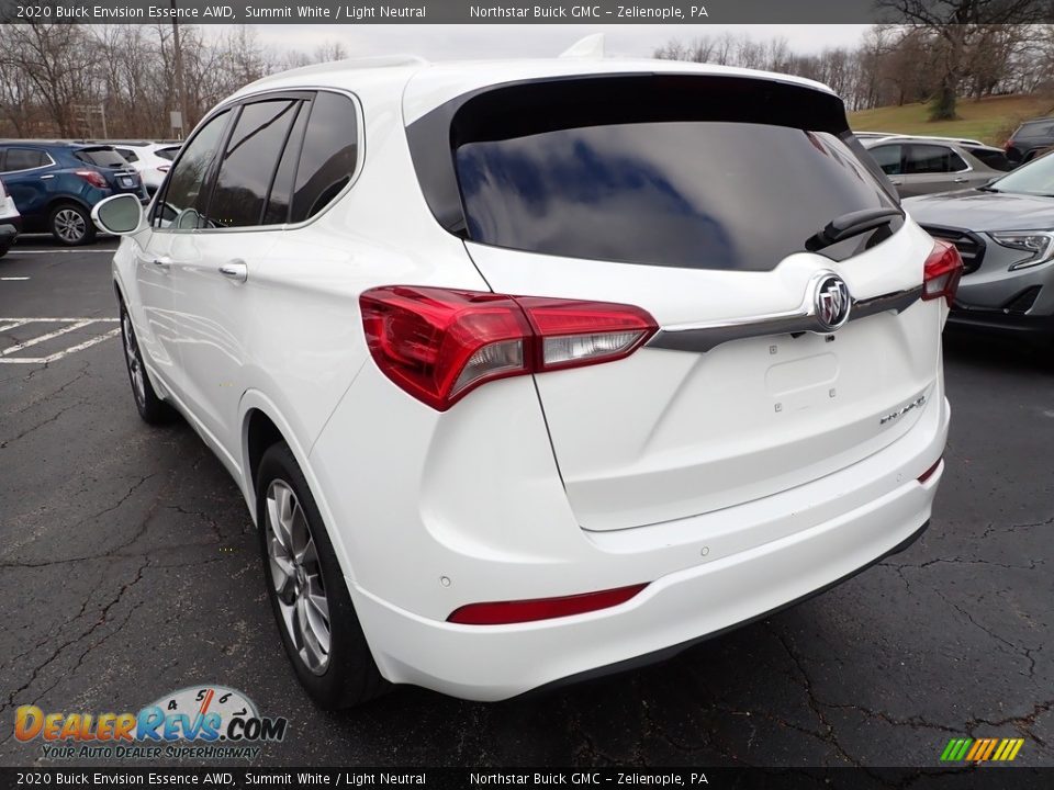 2020 Buick Envision Essence AWD Summit White / Light Neutral Photo #4