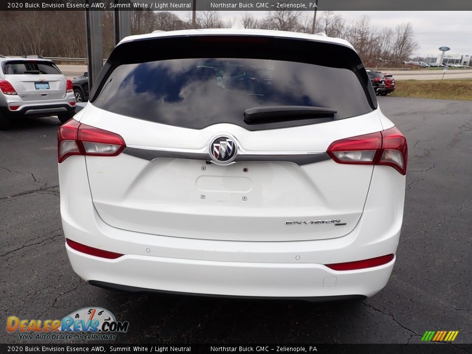 2020 Buick Envision Essence AWD Summit White / Light Neutral Photo #5